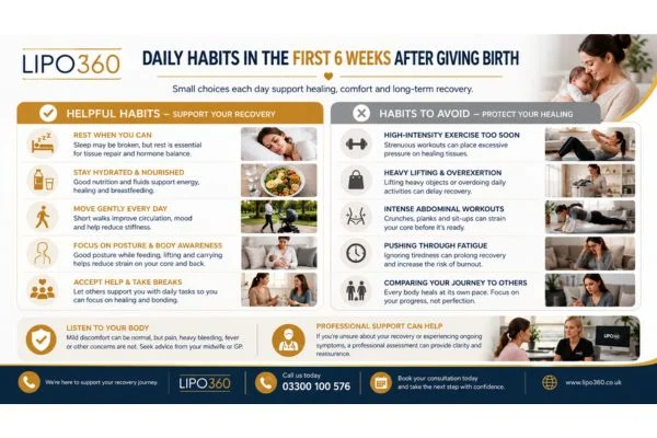 What to Do (and Avoid) in the First 6 Weeks After Giving Birth To Avoid Diastasis Recti 3 First 6 Weeks After Giving Birth To Avoid Diastasis Recti Deal : Daily Habits in the First 6 Weeks After Giving Birth